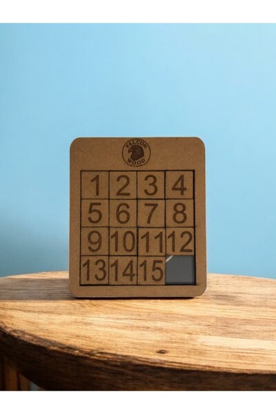 Falcon Wood Art Design Klein'in Bulmacası | Ahşap Kaydırmalı Sayı Bulmaca | El Yapımı Zeka Oyunu | Eğitici Ahşap Puzzle