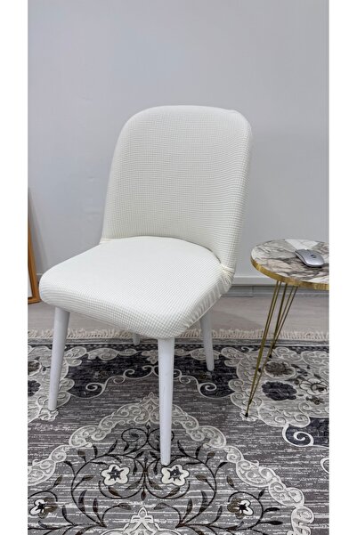 dyg home Büyük Oval Sandalye Kılıfı, Sandalye Örtüsü Kare Desen