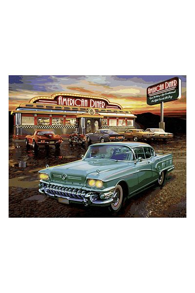 SCHIPPER Set pictura pe numere Schipper MNZ - American Diner