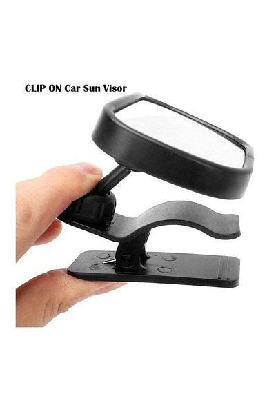 fulina Baby Car Mirror for Back Seat,360°Adjustable,Rotation Lock,Curved Mirror,for Car,8.8x5.8x1.3cm