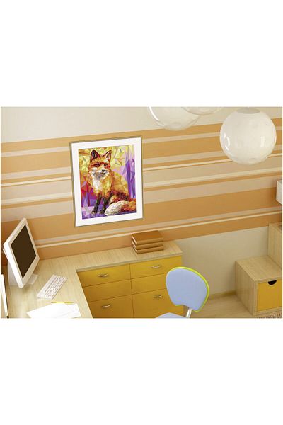 SCHIPPER Set pictura pe numere Schipper - Fox Polygon Art