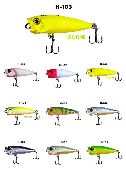 Hergele Balık Hergele Popper 3,3gr, 40mm, Lrf Su Üstü Maket Balık Rapala Yem