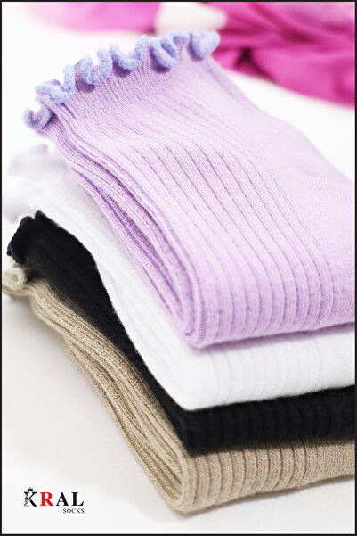 KRAL SOCKS Women's Bamboo Socks (5 Pairs) Colorful Gift Boxed Booties Women's Socks