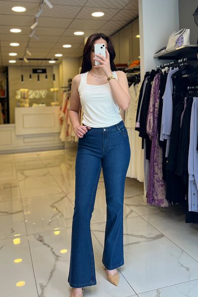 Vosse Ekol Indigo Spanish Leg Jeans