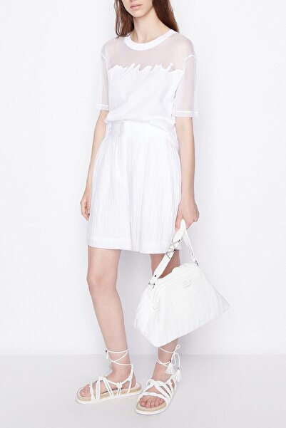 Armani Exchange Cotton Relaxed Fit Transparent Crew Neck T Shirt T Shirt 3rytby Yjg3z 1000