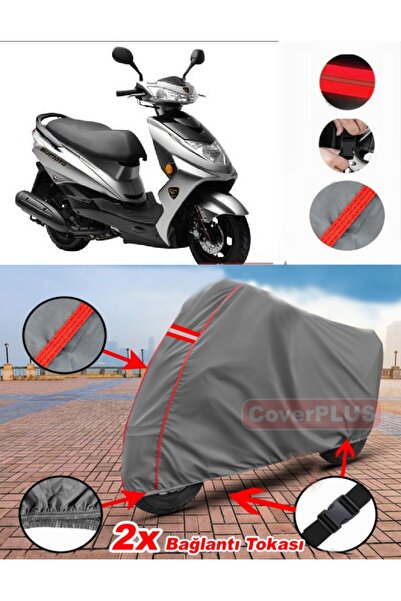 CoverPlus Bumoto/Jinling Terra 100Cc Tarpaulin Engine Tarpaulin Motor Bike Co...