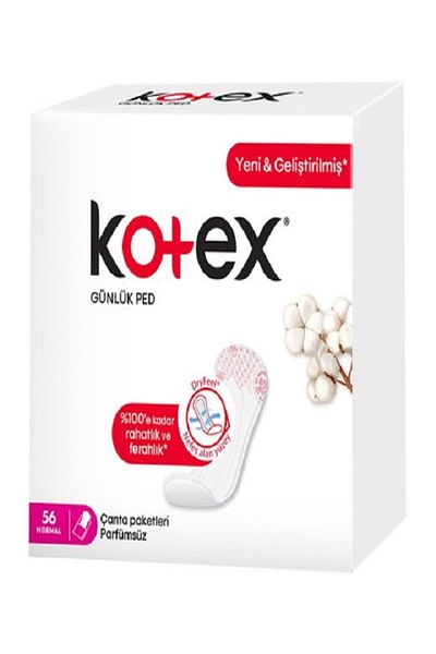Kotex Slim Daily Pet Perfume-Free Bag Normal 1 Pack of 56