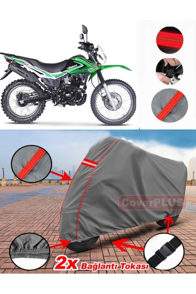 CoverPlus Falcon Desert 277 قماش القنب موتور القماش القنب غطاء دراجة نارية خي...