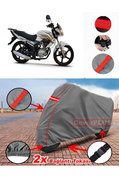 CoverPlus Kuba XF 139 القماش المشمع موتور القماش المشمع غطاء دراجة نارية خيمة...