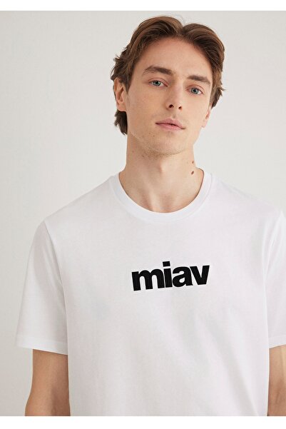 Mavi Футболка з принтом miav, прямий крій, 100% бавовна