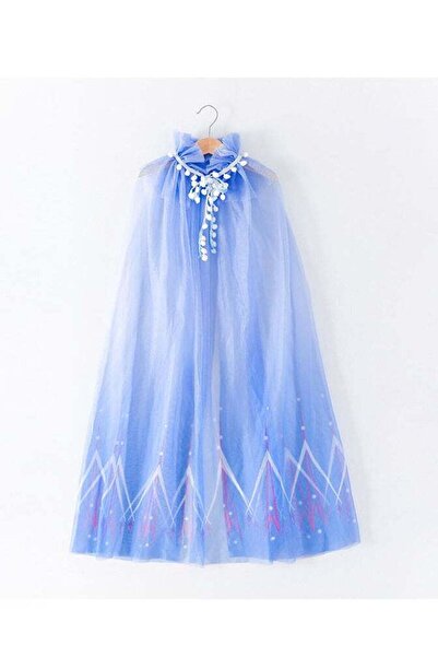 Arabest Girls Princess Elsa Cape, Sparkly Star Tulle Purple Cloak, Kids Cospl...