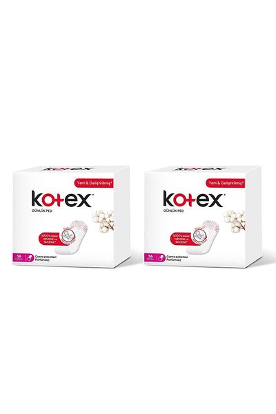 Kotex Slim Daily Pet Perfume-Free Bag Normal 2 Pack of 56
