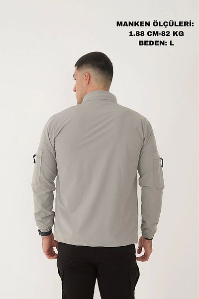 Bast10 Outdoor Unisex Slim Fit Lycra Water Repellent Multi-Pocket Seasonal Tactical Sports Jacket