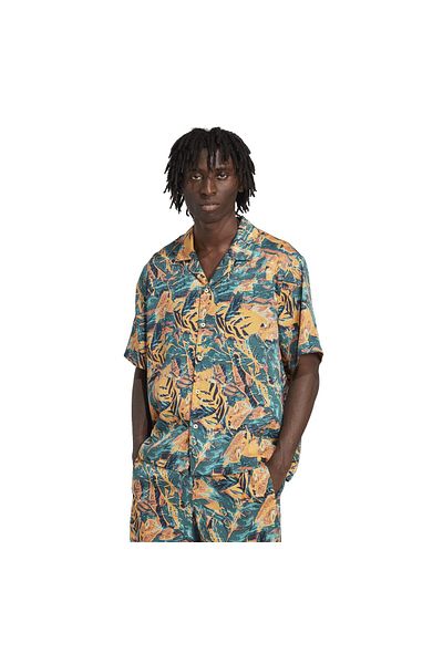 adidas KC5901-E Cămașă adidas Resort Cămașă pentru bărbați Albastru