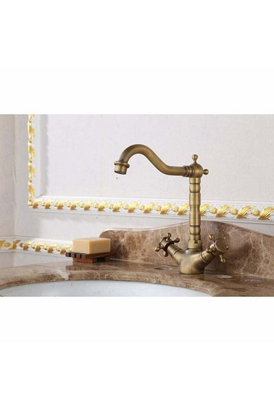 Smack Baterie Lavoar Inalta Bronz Antichizat 1763D Smack