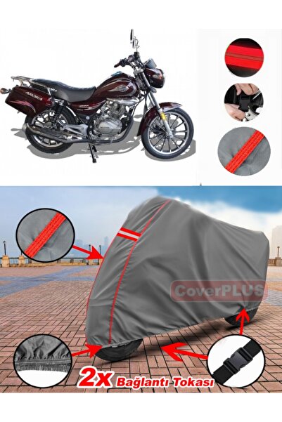 CoverPlus Arora AR 180-16 C مشمع محرك مشمع غطاء دراجة نارية خيمة حمراء مخيطة ...