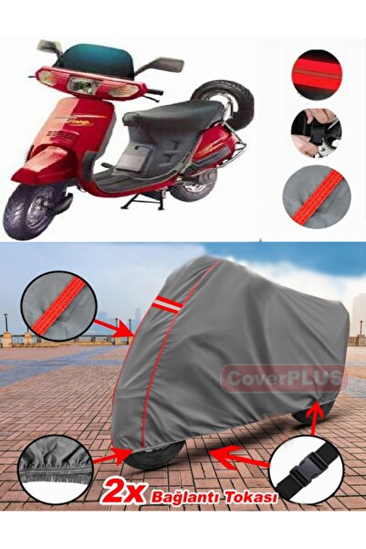 CoverPlus Honda Kinetic Dx Tarpaulin Motor Tarpaulin Motorcycle Cover Tent Re...