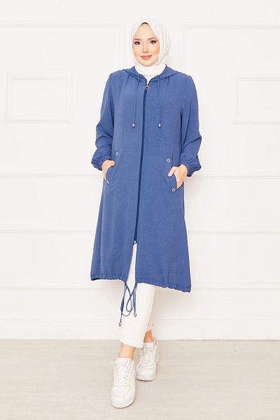 EBRUTESETTÜR Hijab Cap with Hooded Sleeves and Elastic Sleeves
