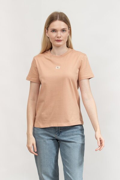 Calvin Klein WOVEN LABEL REGULAR JERSEY TEE