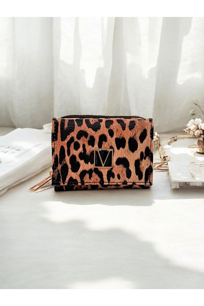 UCCELLO Stylish Women's Wallet with Mini Zipper and Flap
