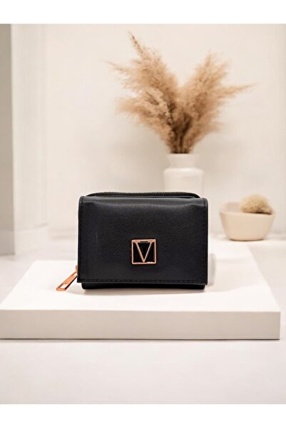 UCCELLO Portofel elegant pentru femei cu mini fermoar și capac