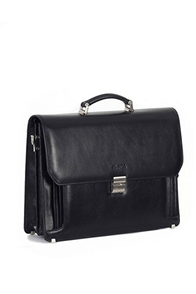 Aka Deri Black Classic Briefcase 270 1