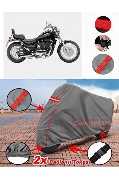 CoverPlus سوزوكي VL 600 دخيل القماش المشمع موتور القماش المشمع غطاء دراجة نار...
