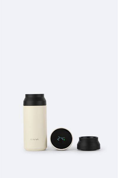 Avva Men's Ecru Sport 100% Steel Thermos 350 ml B 009910