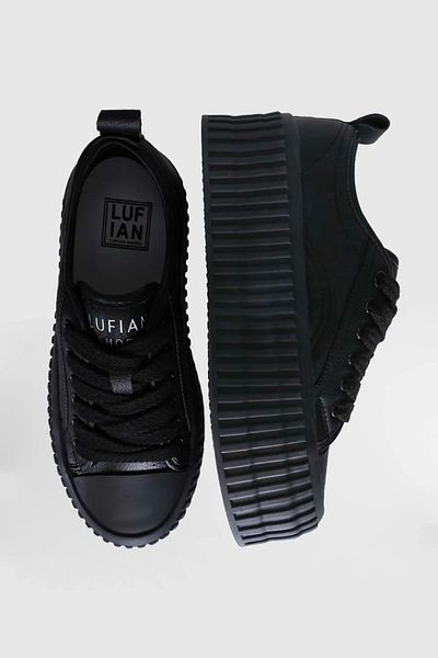 Lufian Tenis unisex Diana Black - Pantofi model 121230013