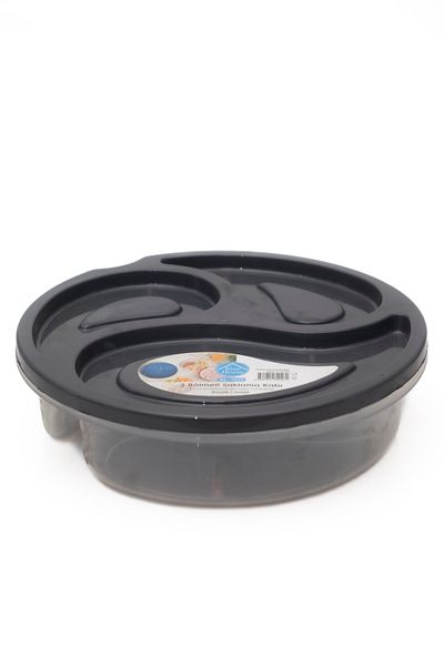 denizhomecollection 3 Compartment Small Storage Mold - Anthracite Color