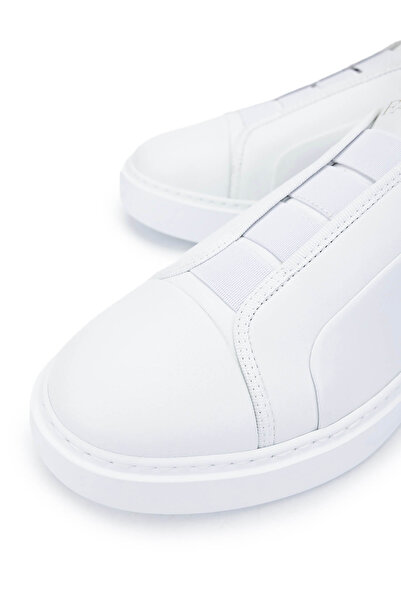 FABI Erkek Hakiki Deri Beyaz Sneakers & Spor Ayakkabı