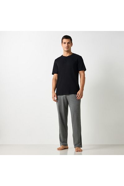 FAV Henley Neck T-shirt and Pyjama Set