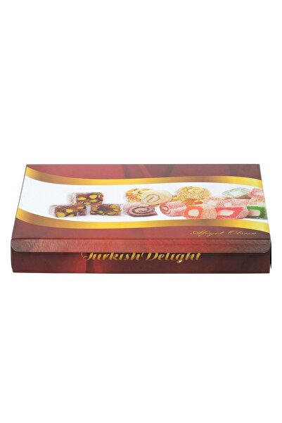 500 Gr. Metallized Turkish Delight Box (200 Pieces)