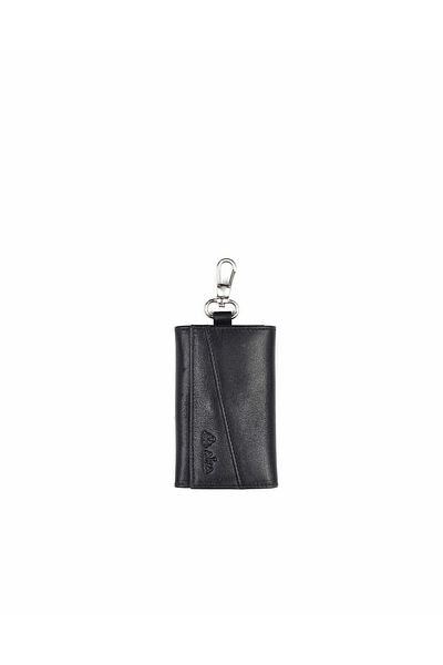 Aka Black Leather Keychain - 005 1 Model