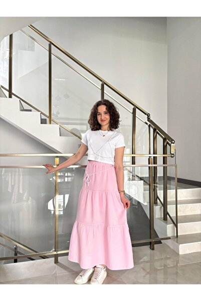 Butik Fusta de muselină cu căptușeală virală Pinterest