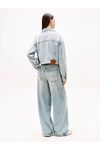 Tommy Hilfiger OVSZ CROP TRUCKER JACKET BI6012 női dzseki DW0DW212891AB