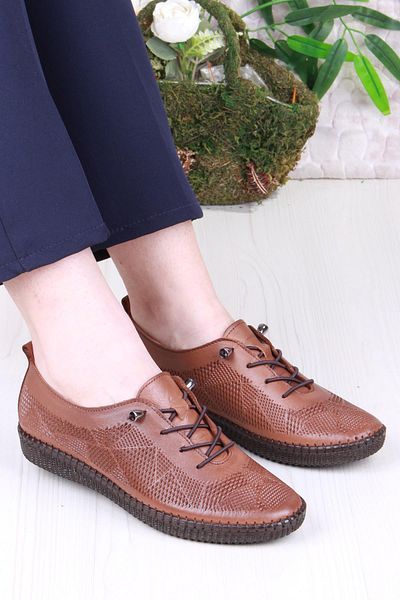 Pepita 427892   Anatomical Comfortable Flexible Rubber Laced Genuine Leather Women's Shoes