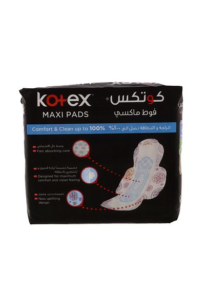 Kotex Maxi Normal Pads with Wings Value Pack 30pcs – Soft, Secure, Everyday Period Protection