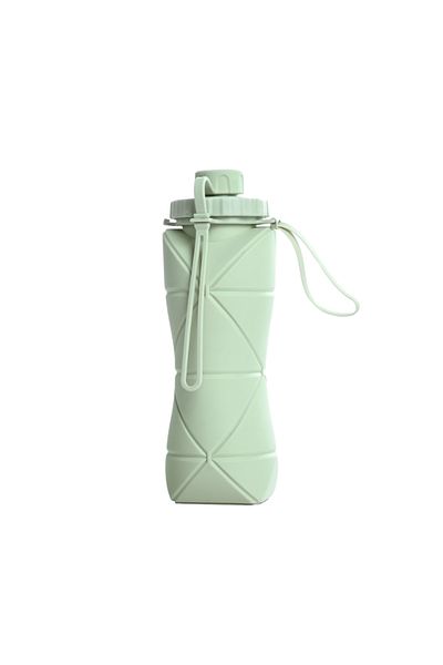 OEM Mint H2O Collapsible Bottle, made of high quality silicone, flexible and durable, 600 ml