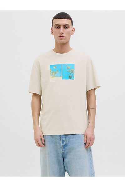 Jack & Jones Ανδρικό μπλουζάκι Jack Jones Jjporto Tee Ss Crew Neck 12269429 -06