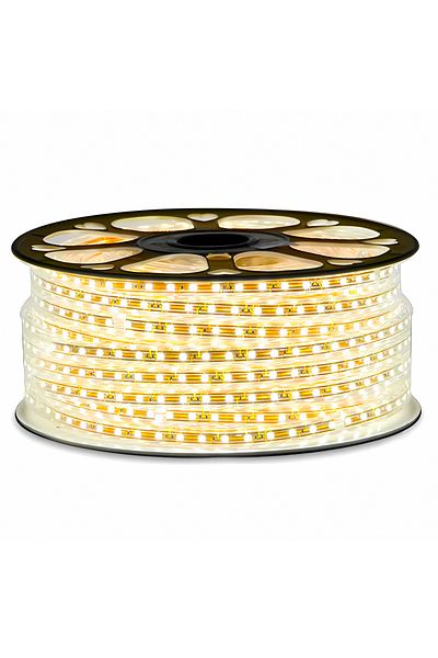 CLASSLIGHTS Led Strip 220v, 3000k, Warm White Light, 120led/m, Ip65, 100 Meter Roll,