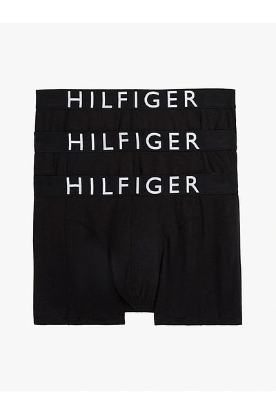 Tommy Hilfiger Ανδρικό λευκό μπόξερ μονόχρωμο 3 συσκευασιών