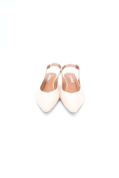 ENDİCAN 160 303-Zn Women's Genuine Leather Sandals Powder Patent Leather
