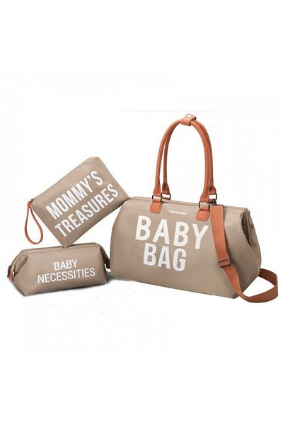 CRACOS Set De Voiaj Mommy Bag, ®,3 Genti,cu Salteluta De Infasat, Buzunare Termice, Multifunctionala