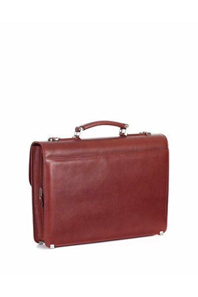 Aka Deri حقيبة جلدية كلاسيكية تان 228 5