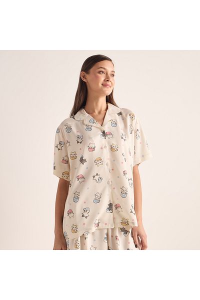 FAV Printed Shirt and Shorts Set
