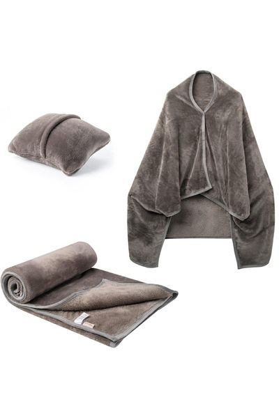 OEM 3 in 1 blanket, Warm hug, 100 x 150 cm, Can be used as a blanket, shawl or pillow