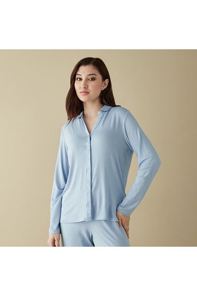 FAV Long Sleeves Shirt and Pyjama Set