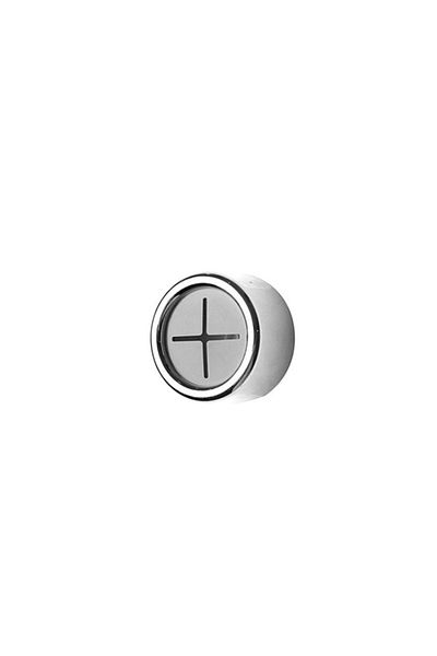 OEM Suport de perete pentru prosoape, argintiu cu negru, diametru de 4.2 cm, 2.2 cm h, cu adeziv