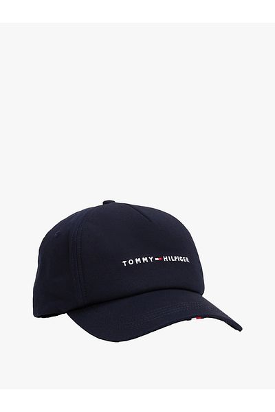 Tommy Hilfiger Men's Navy Blue Foundation 6 Panel Hat
